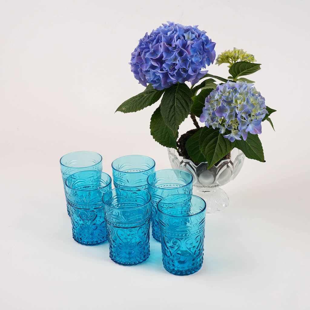 bicchieri azzurro chiaro