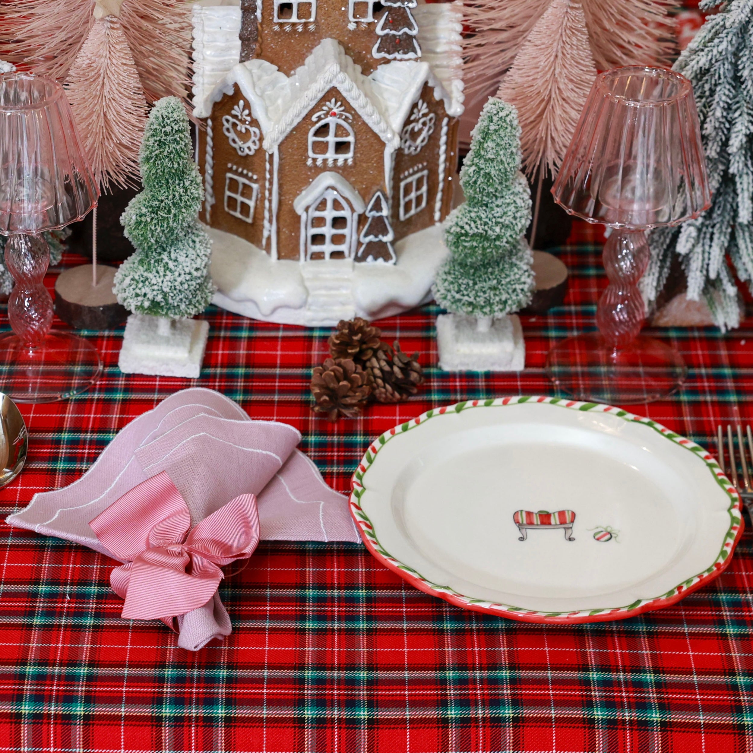 TOVAGLIA TARTAN " CORTINA "