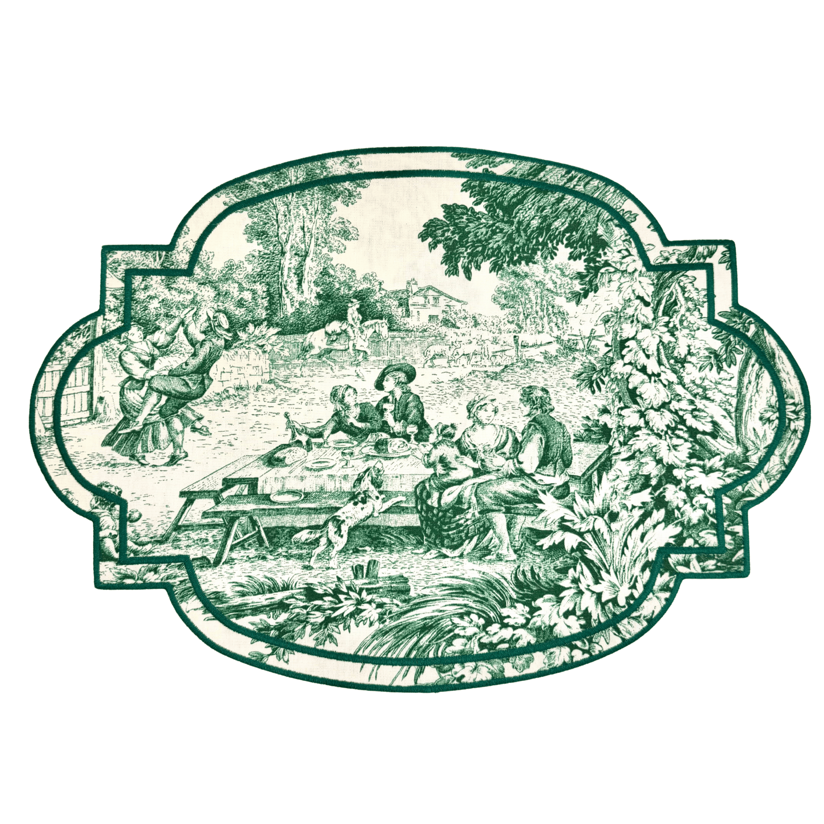 SET 6 TOVAGLIETTA VENTAGLIO ANTIMACCHIA DAFNE VERDE PRIMAVERA