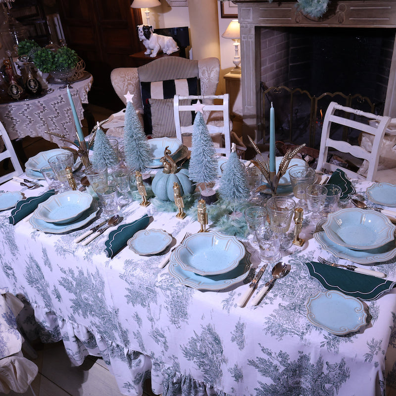 COPPIA DI ABETI TIFFANY CON STELLA MEDIUM