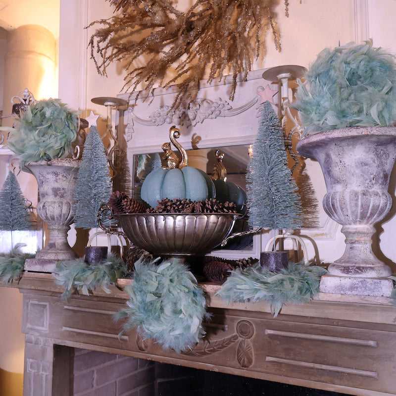 COPPIA DI ABETI TIFFANY CON STELLA MEDIUM