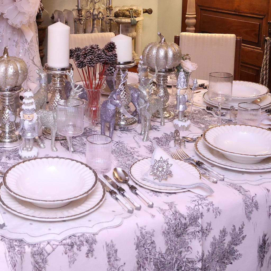 SET 6 PIATTI FONDINA “PLATINO”