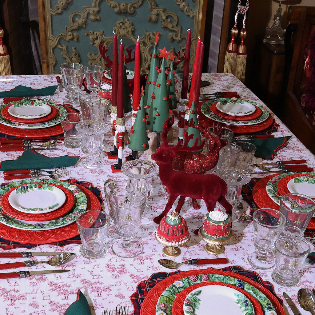 TOVAGLIA TOILE DE JOUY  "CERVI"