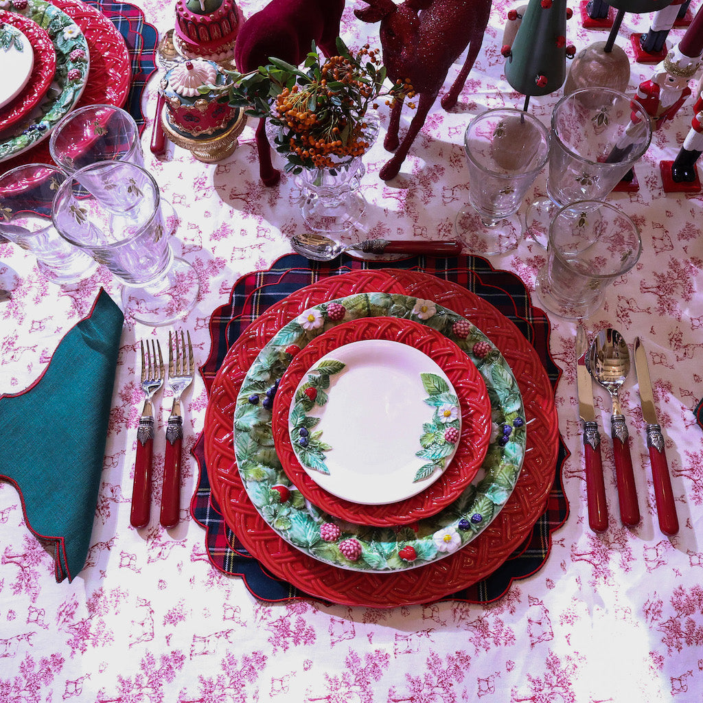 SET 6 PIATTI PIANI "FRUTTI DI BOSCO"