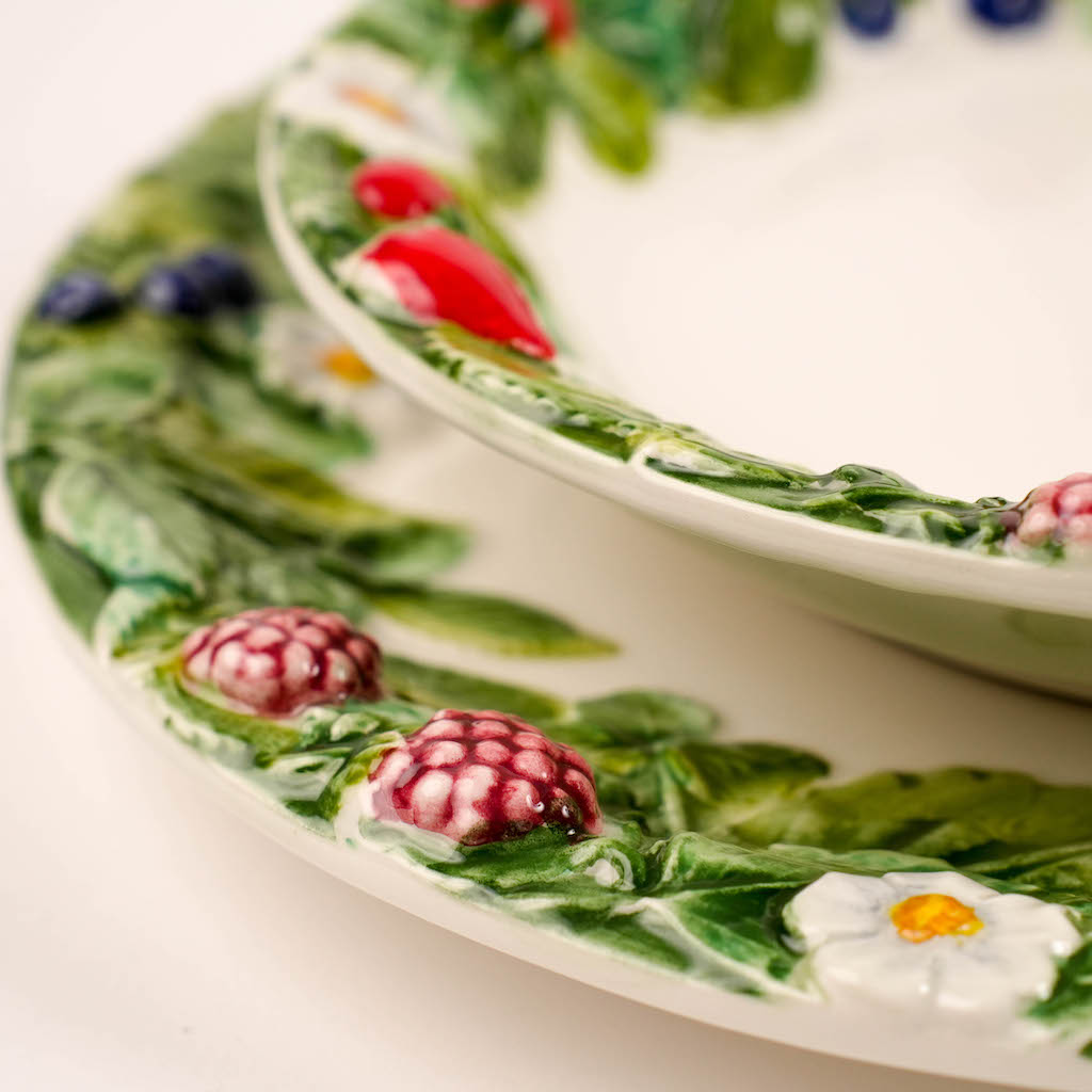 SET 6 PIATTI ANTIPASTO "FRUTTI DI BOSCO"