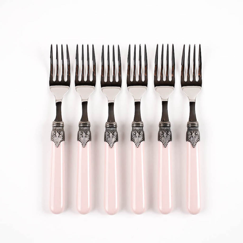 set forchette rosa