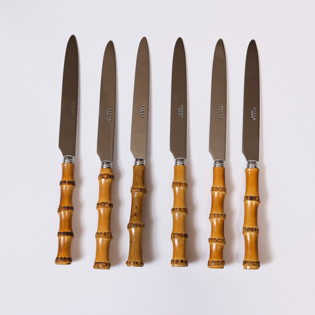 SET 6 COLTELLI VERO BAMBOO “CLASSIC”