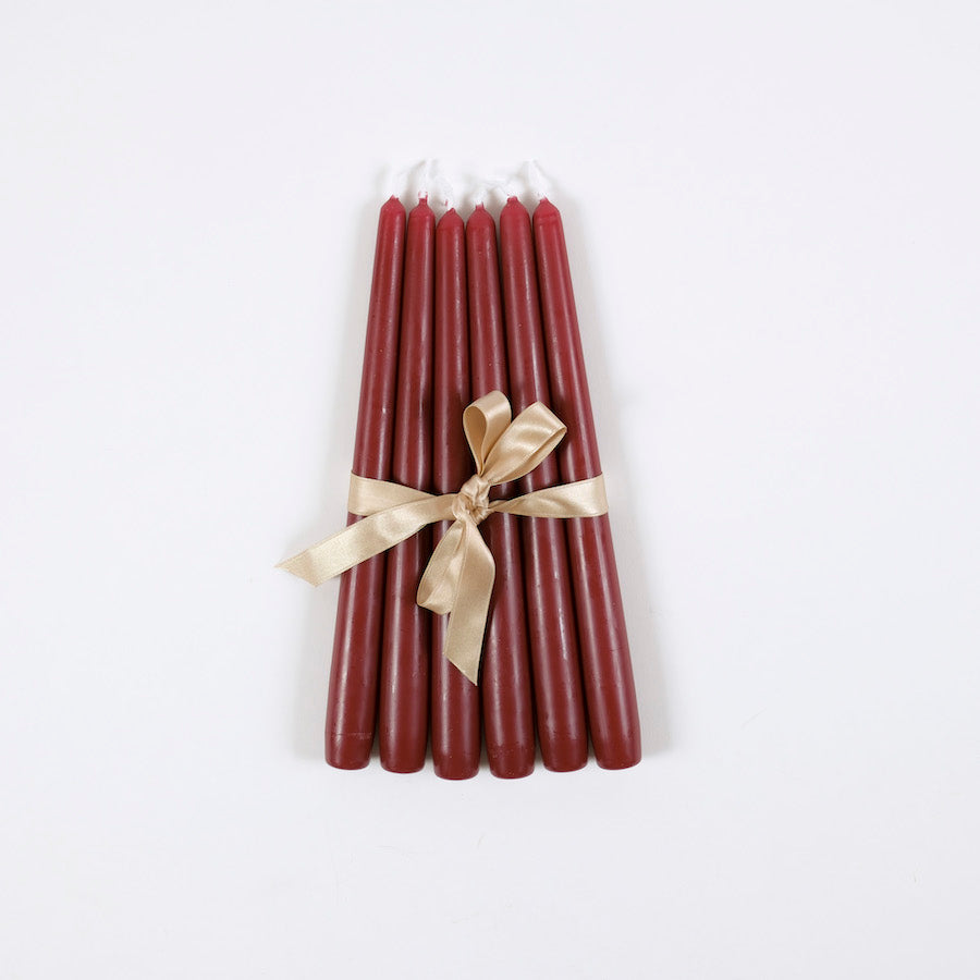 candele rosse scuro
