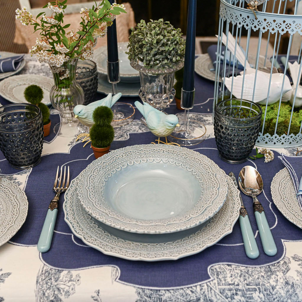 SET 3 POSATE CLASSIC "AZZURRO POLVERE"