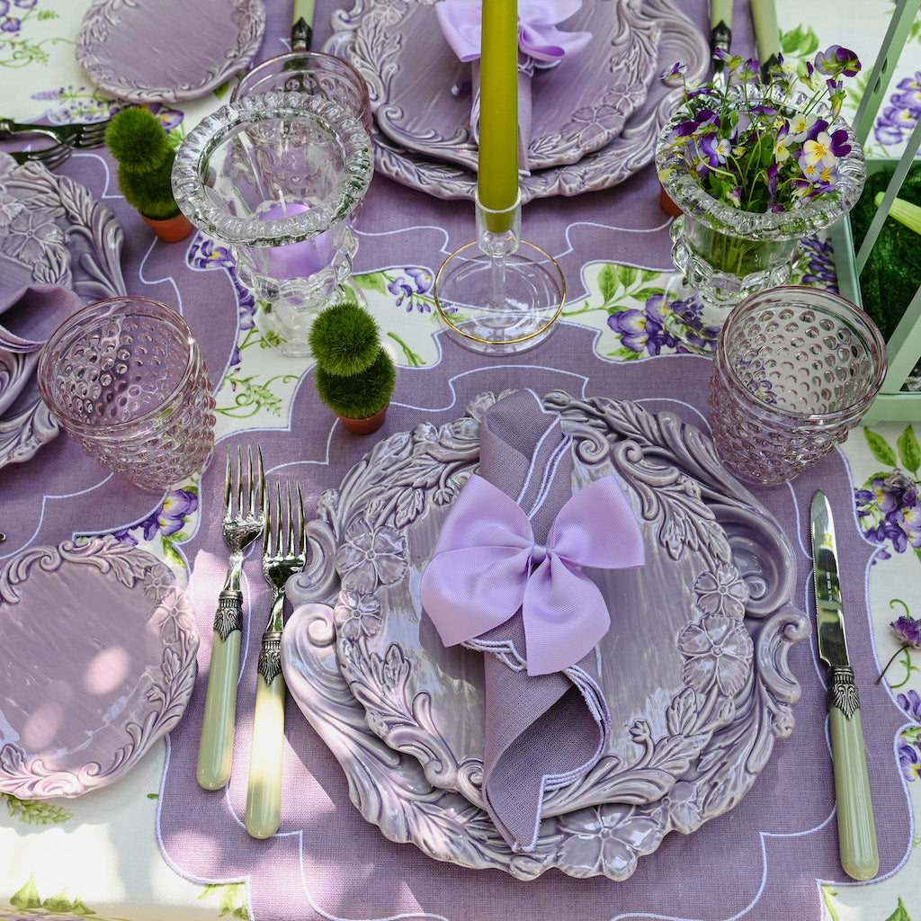 SET DA 6 BICCHIERI BOLLICINE "ROSA"