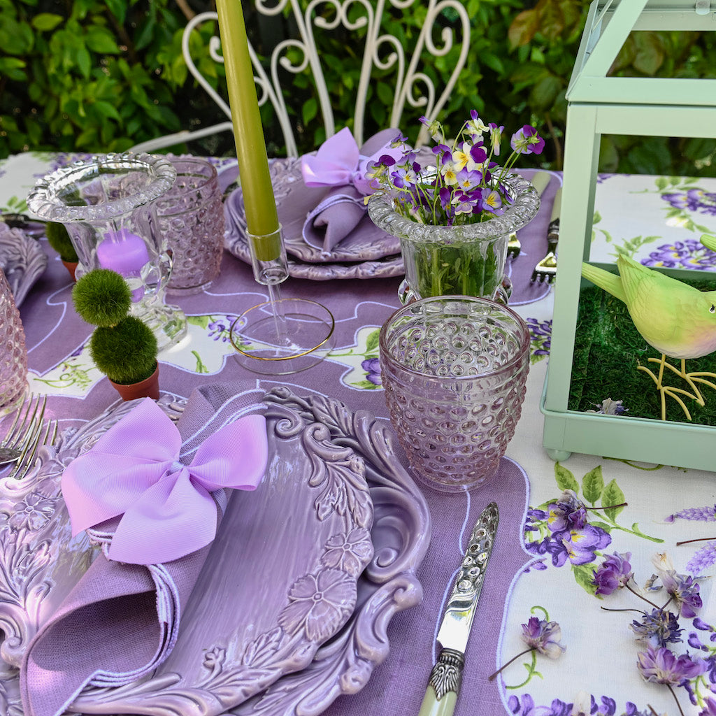 SET DA 6 BICCHIERI BOLLICINE "ROSA"