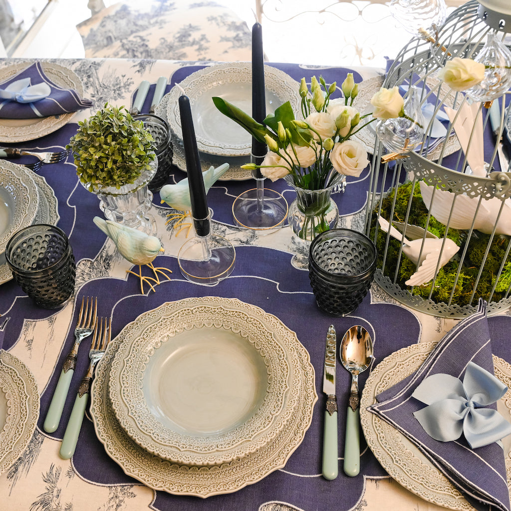 SET 3 POSATE CLASSIC "AZZURRO POLVERE"