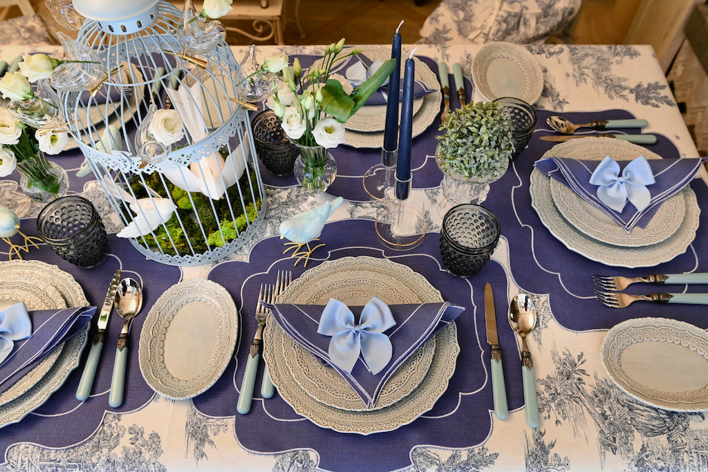 SET 3 POSATE CLASSIC "AZZURRO POLVERE"