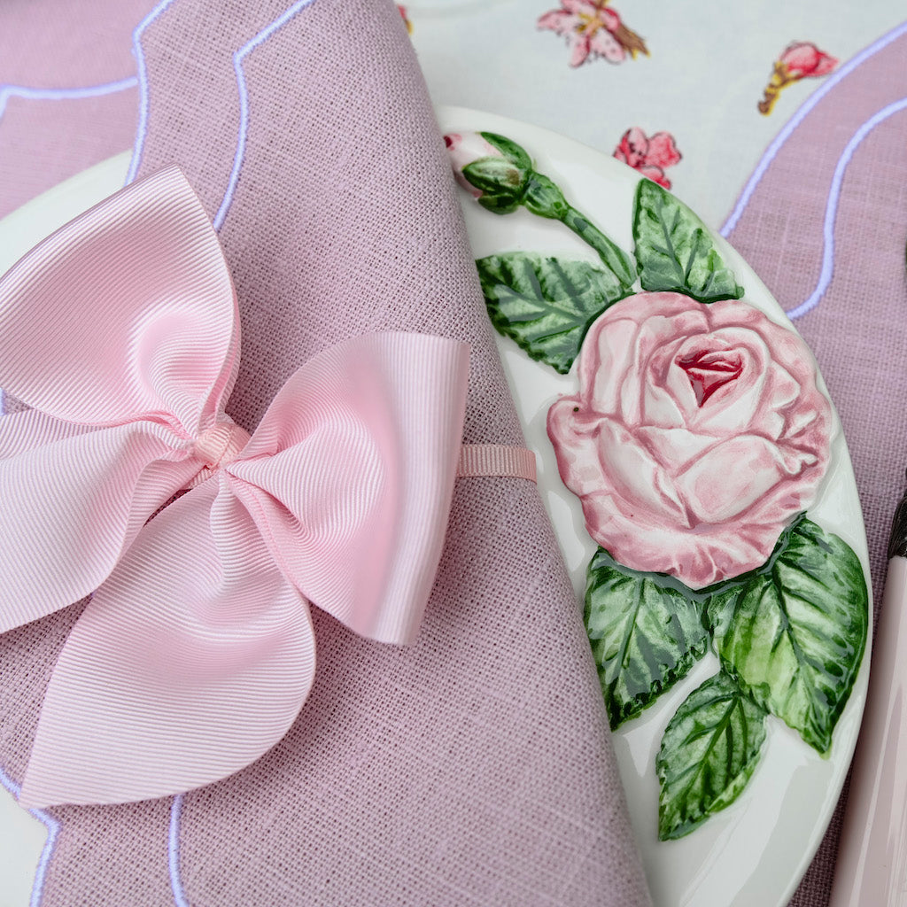 SET 6 PIATTI FRUTTA "ROSE DI MAGGIO"