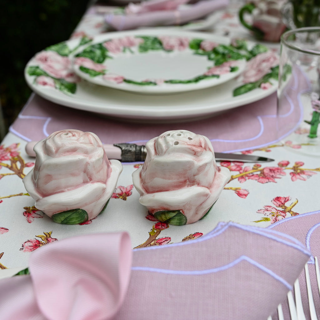 SET 6 PIATTI ANTIPASTO "ROSE DI MAGGIO"