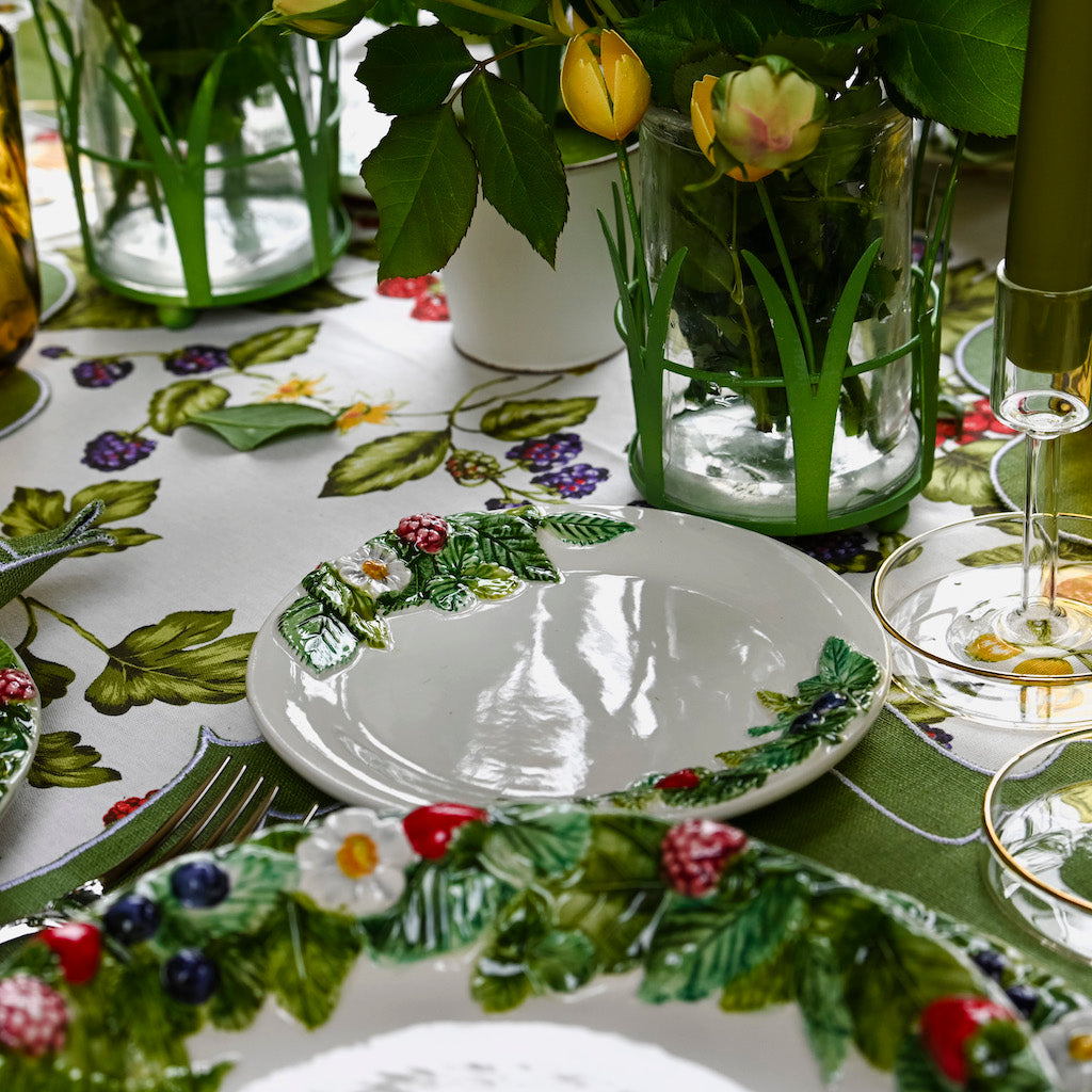 SET 6 PIATTI ANTIPASTO "FRUTTI DI BOSCO"