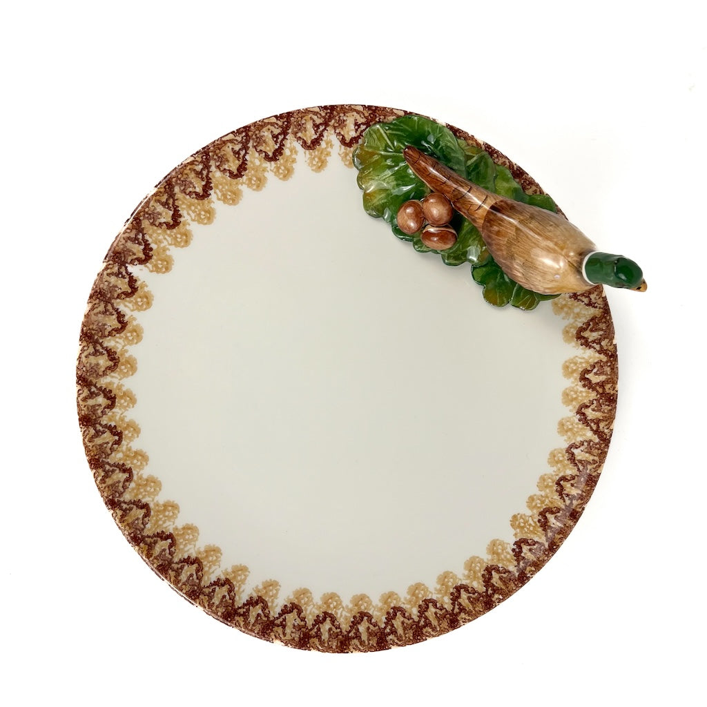 SET 6 PIATTI PIANI "FAGIANI"