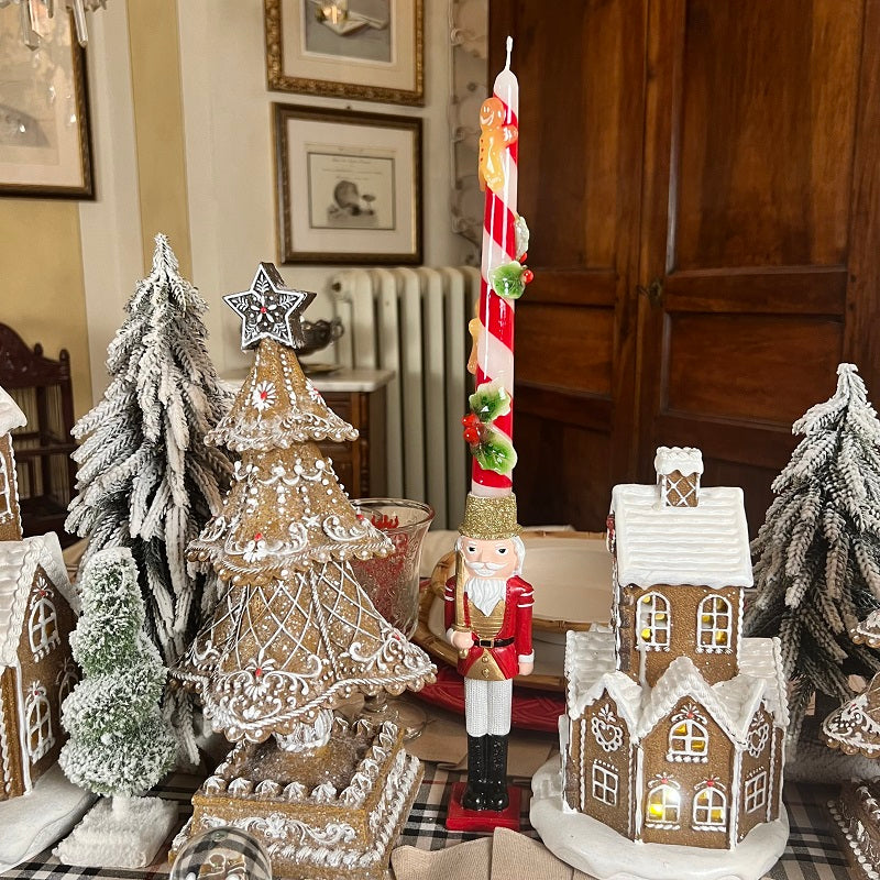 COPPIA DI CANDELE "GINGER BREAD"