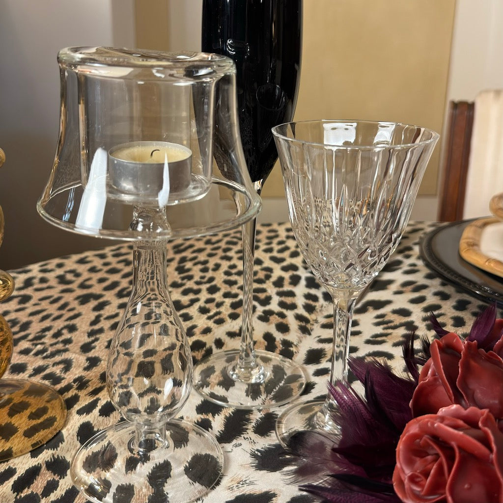 SET 2  ABAT-JOUR PORTACANDELE "DECO'"