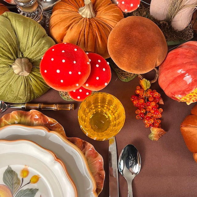 SET DI 6 SOTTOPIATTI "CAVOLO VERZA AUTUNNO"