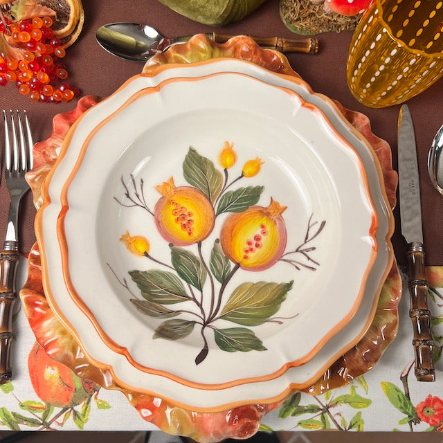 SET 6 PIATTI FONDINA “MELOGRANO”