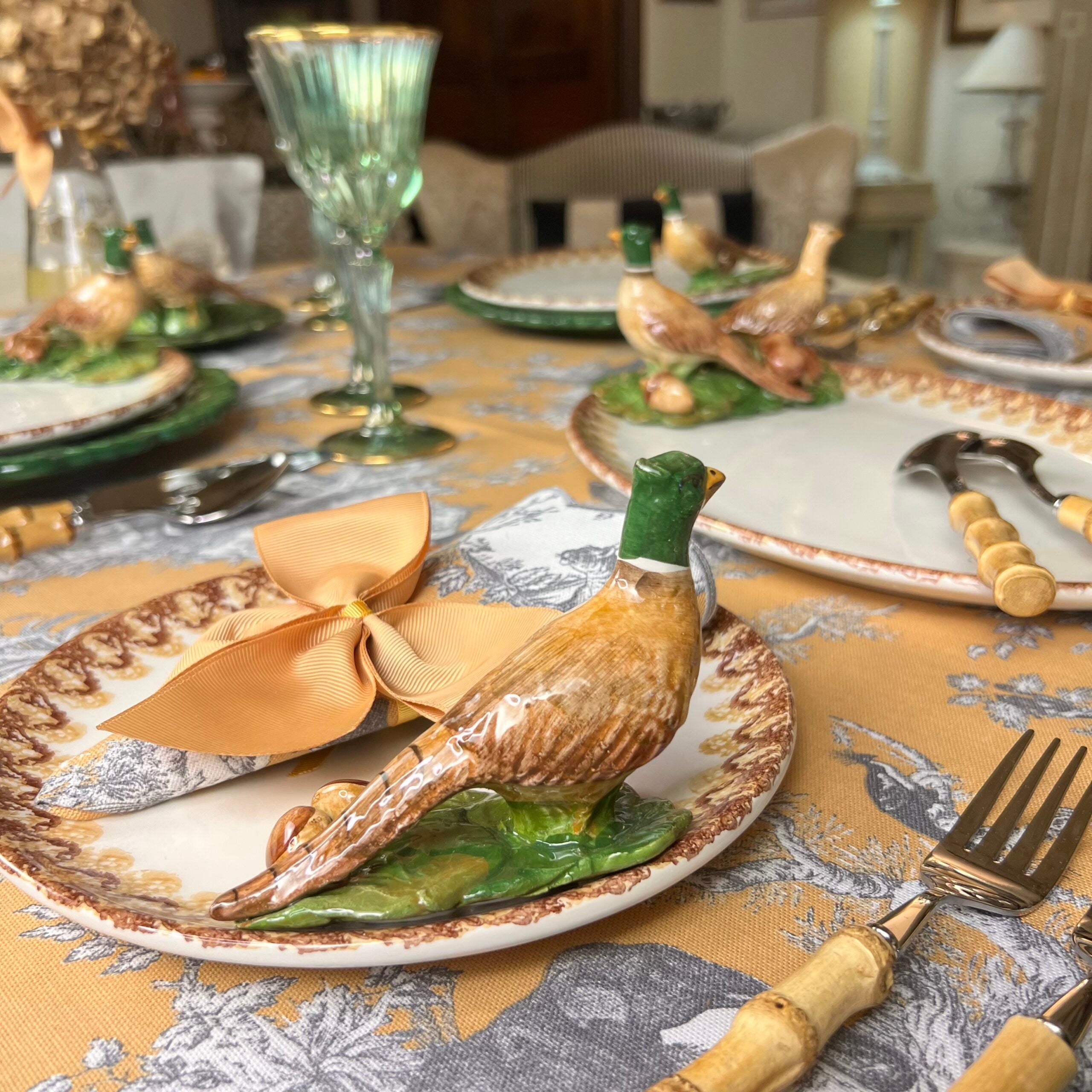 SET 6 PIATTI ANTIPASTO "FAGIANI"