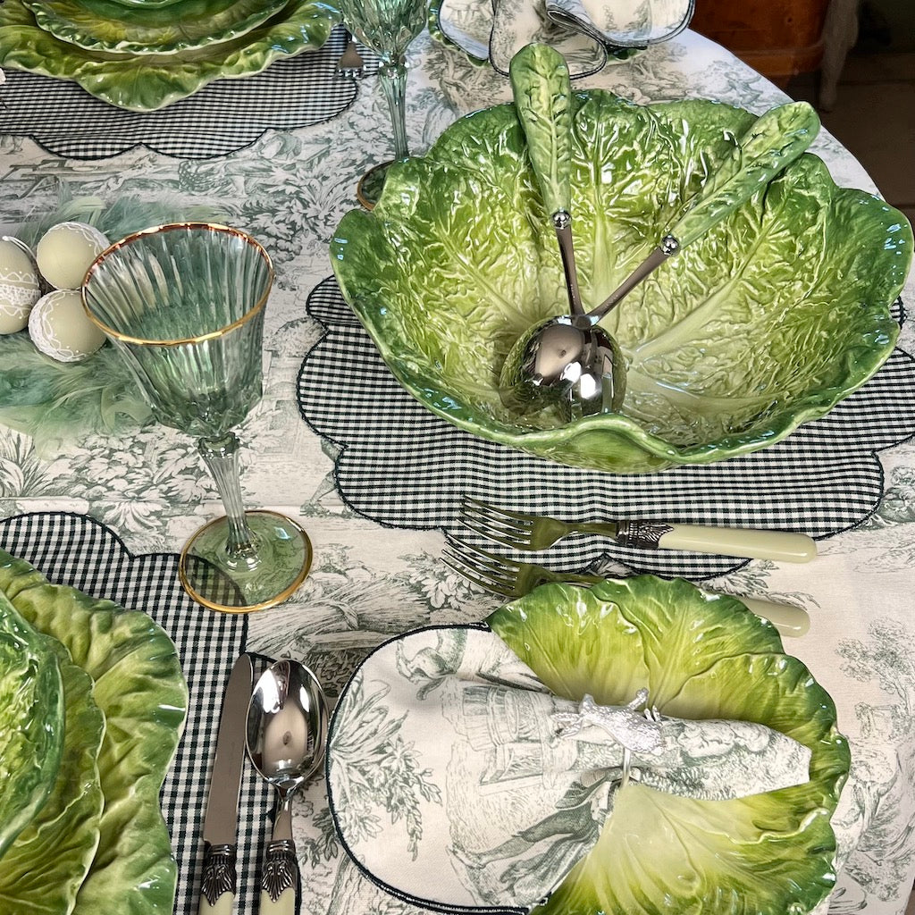 INSALATIERA O PIATTO DA PORTATA "CAVOLO VERZA VERDE"