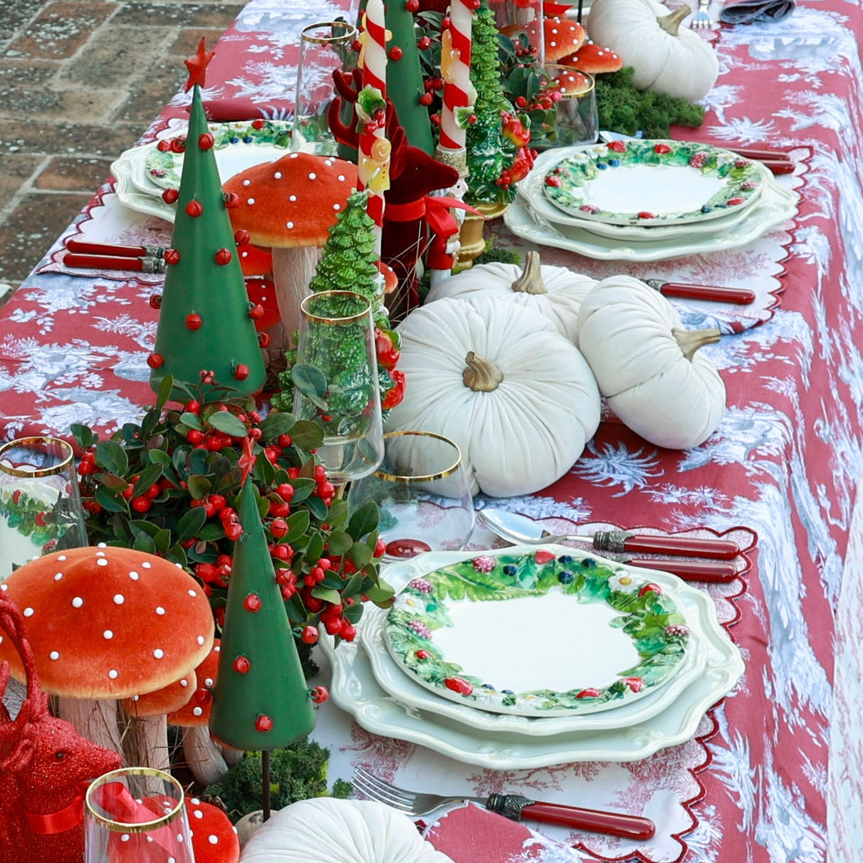 SET 6 PIATTI PANE "FRUTTI DI BOSCO"