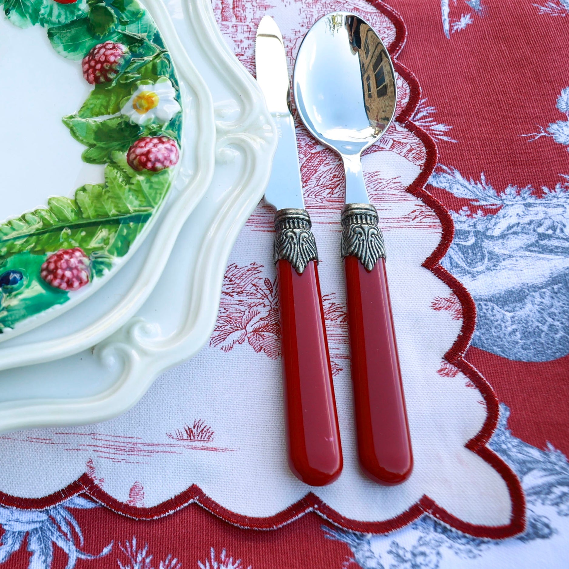 TOVAGLIA TOILE DE JOUY "CERVI"