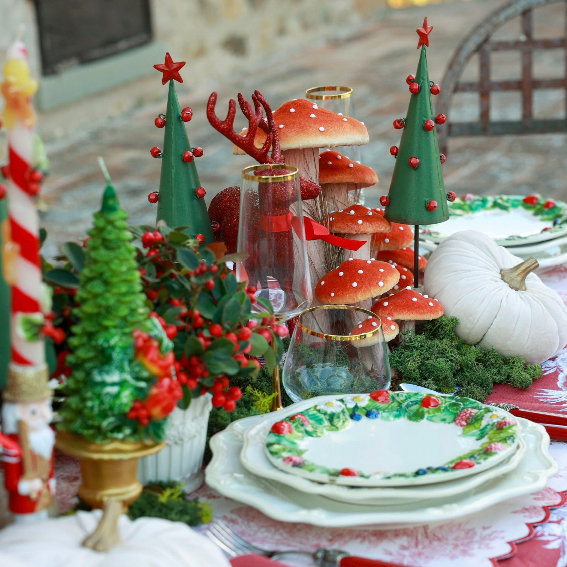 TABLE BOX " CHRISTMAS RED "