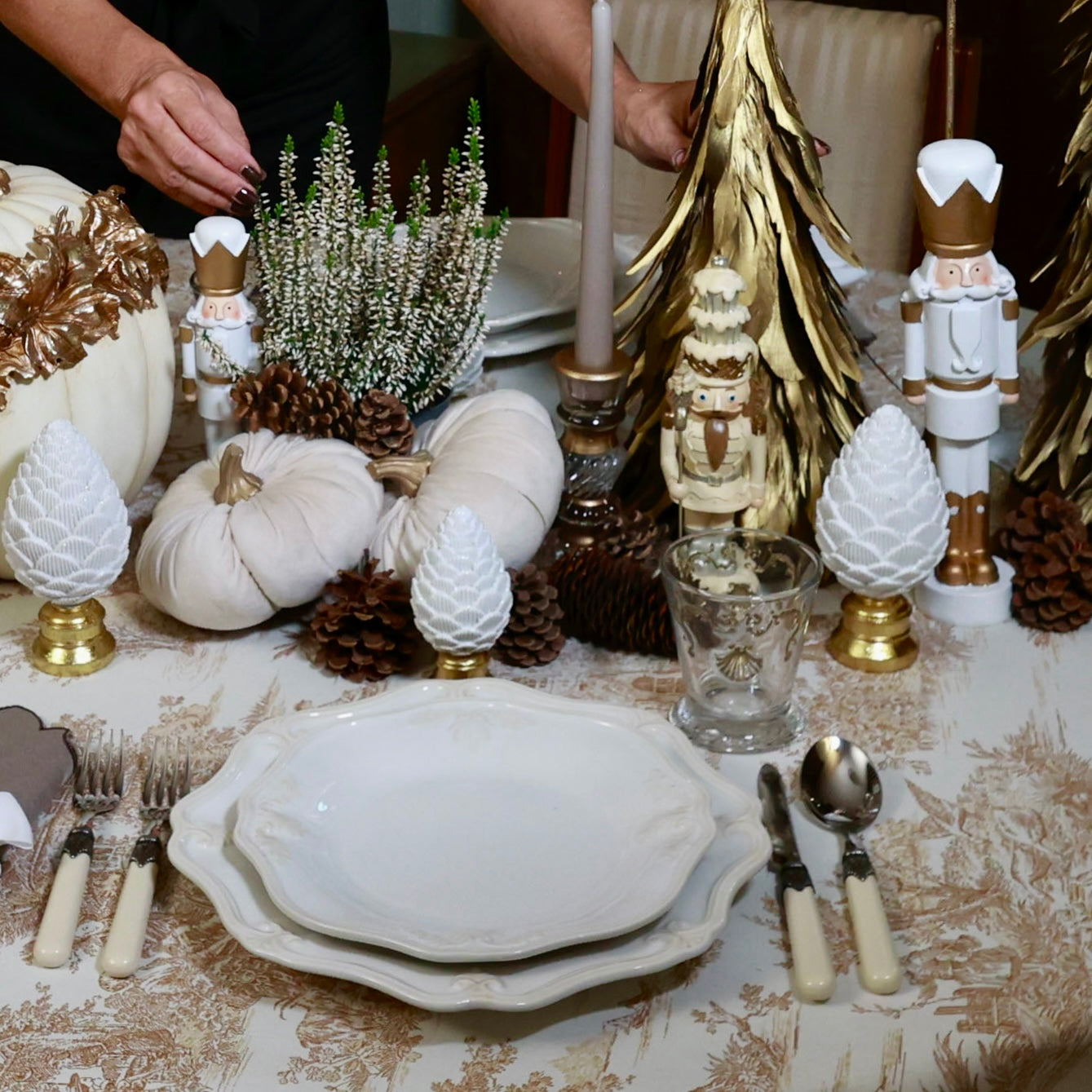 TABLE BOX " CHRISTMAS GOLD "