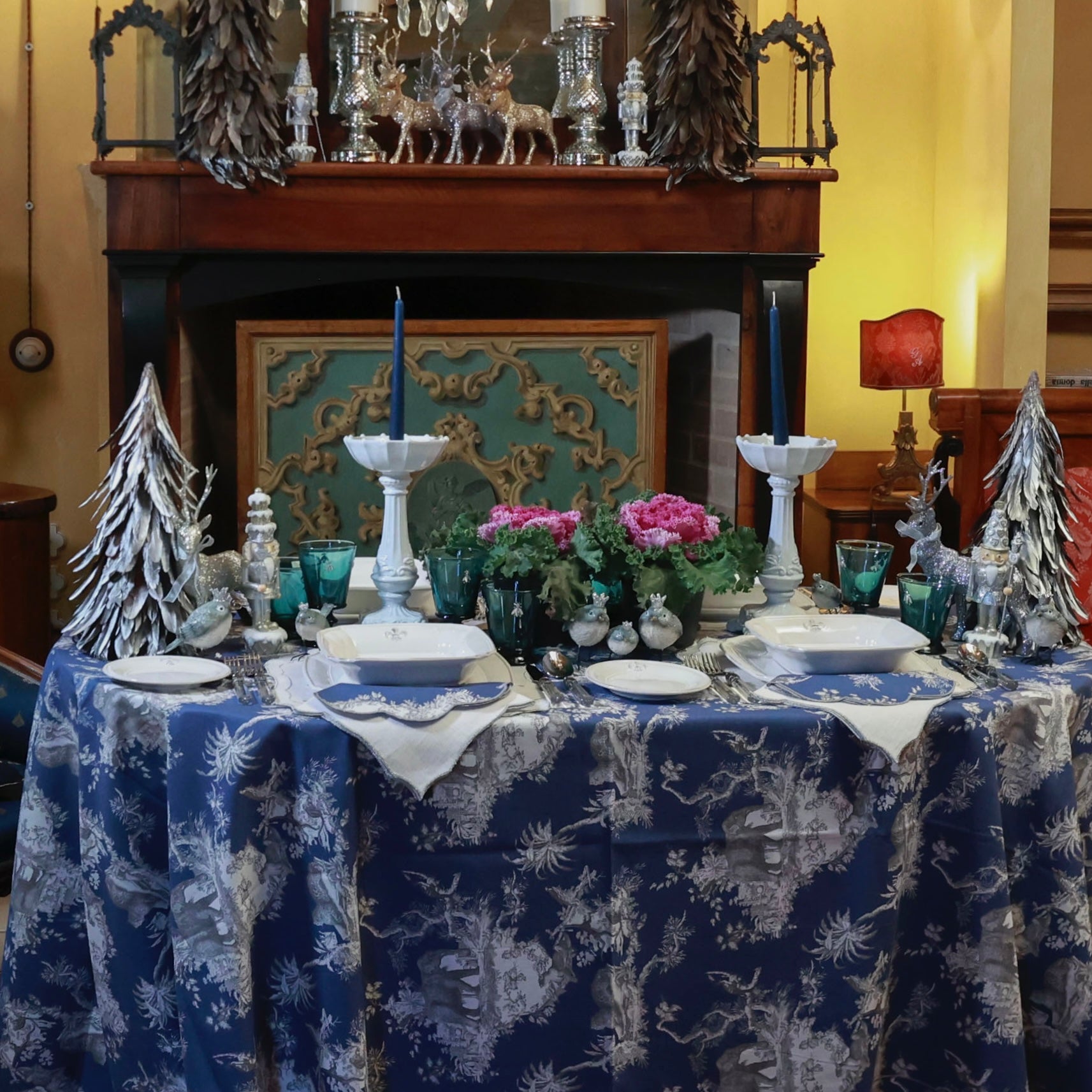 COPPIA DI ALBERI "PIRAMIDE ARGENTATA"