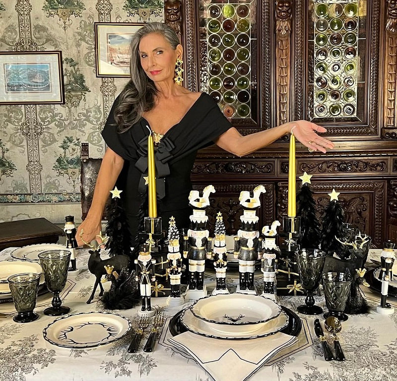 COPPIA DI MAXI SCHIACCIANOCI “BLACK AND WHITE”