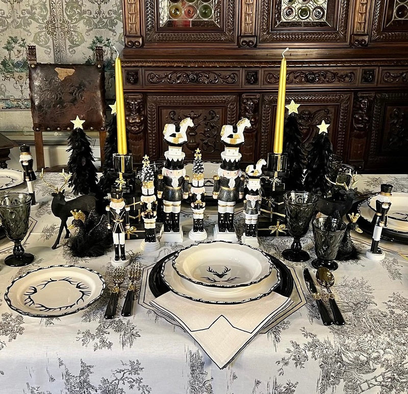 COPPIA DI SCHIACCIANOCI "BLACK AND WHITE"