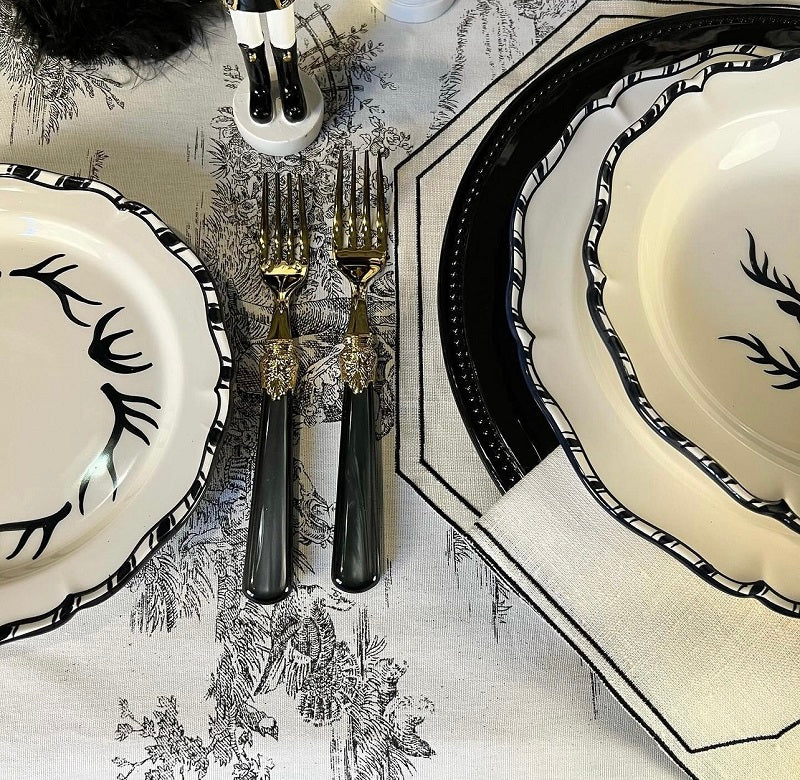 SET 6 FORCHETTE ANTIPASTO “BLACK VERSAILLES”