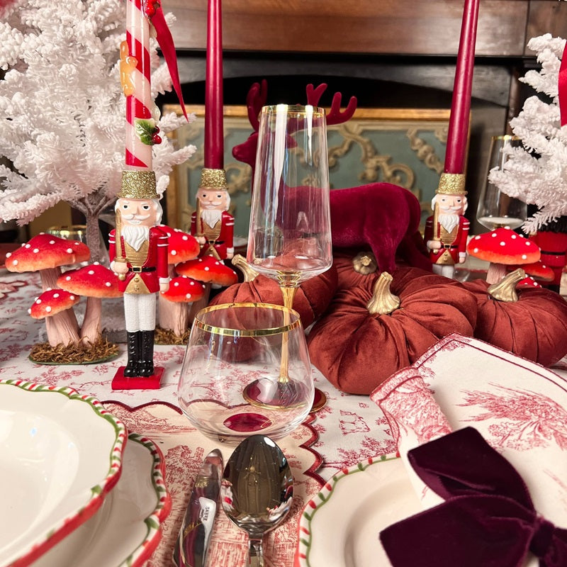 SET 6 TUMBLER DI MURANO “PORPORA”