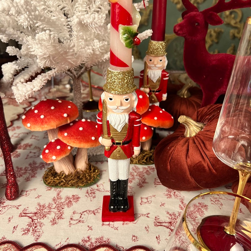 SET 2 PORTACANDELE "SCHIACCIANOCI"