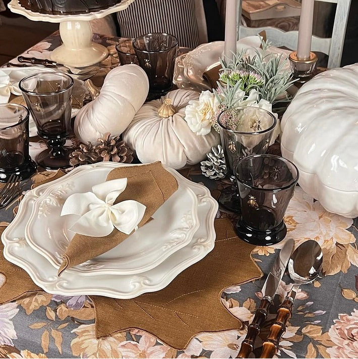 SET 6 COLTELLI VERO BAMBOO “BRUCIATO DARK”