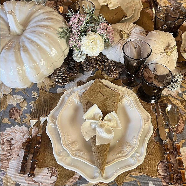 SET 6 BICCHIERI TUMBLER API IMPERIALI "MELANZANA"
