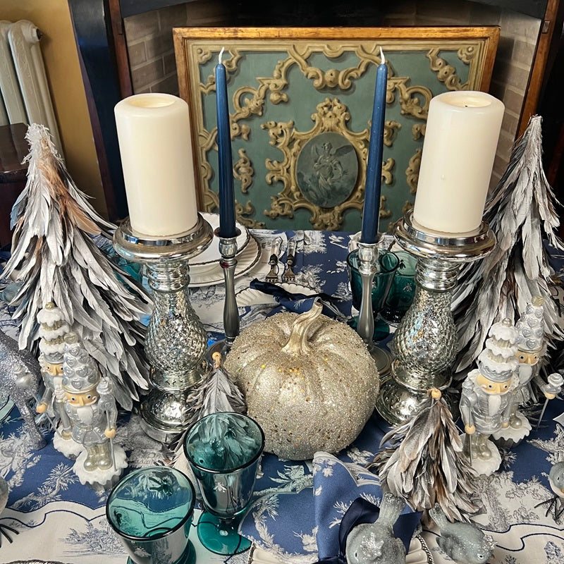 CANDELE CONICHE "BLU NAVY"