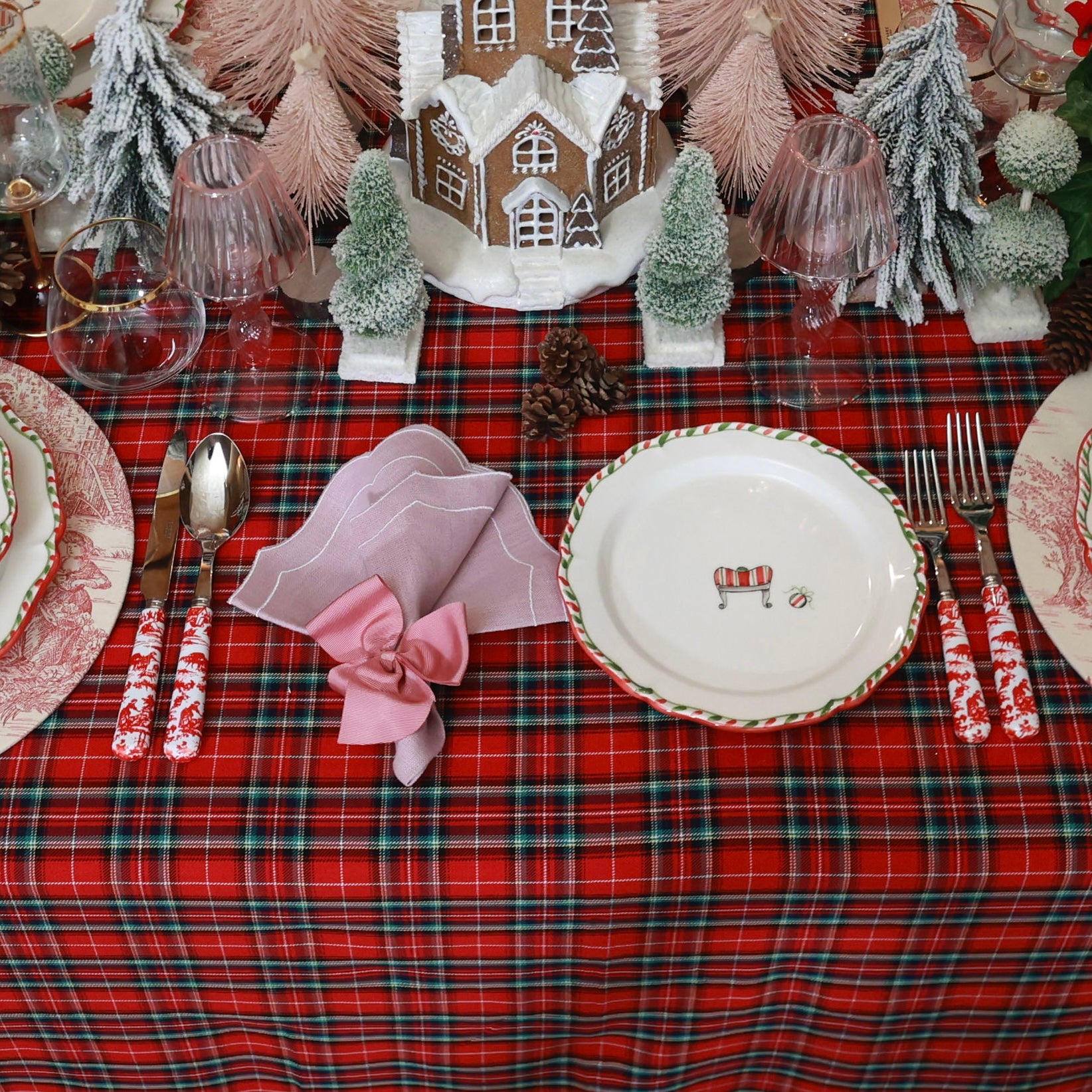 TOVAGLIA TARTAN " CORTINA "