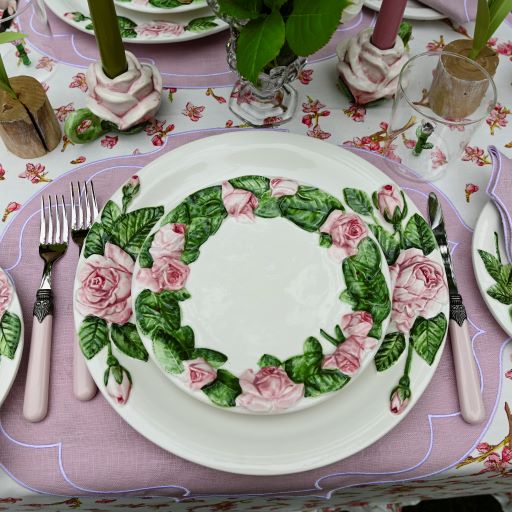 SET 6 TOVAGLIOLI “ROSA CONFETTO”