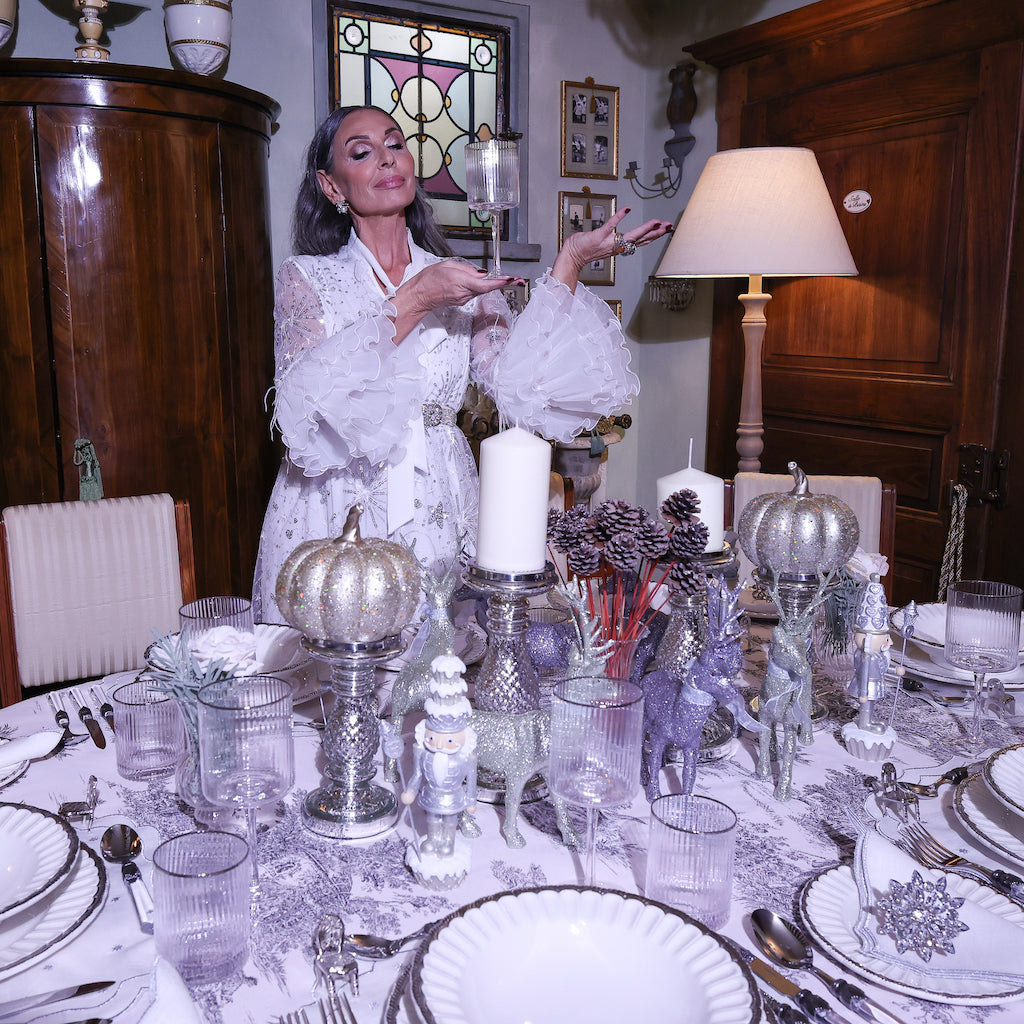 SET 6 PIATTI FONDINA “PLATINO”