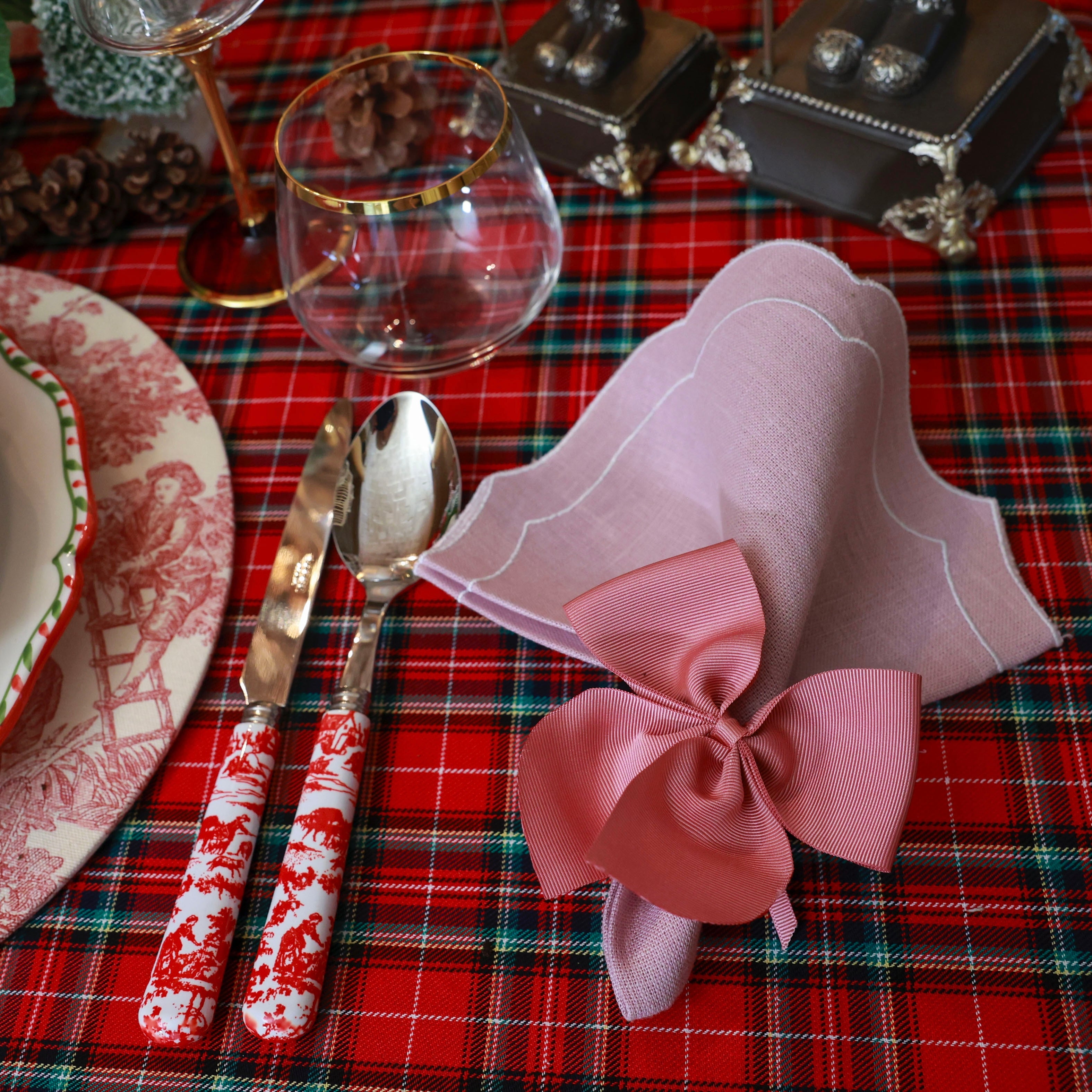 TOVAGLIA TARTAN " CORTINA "