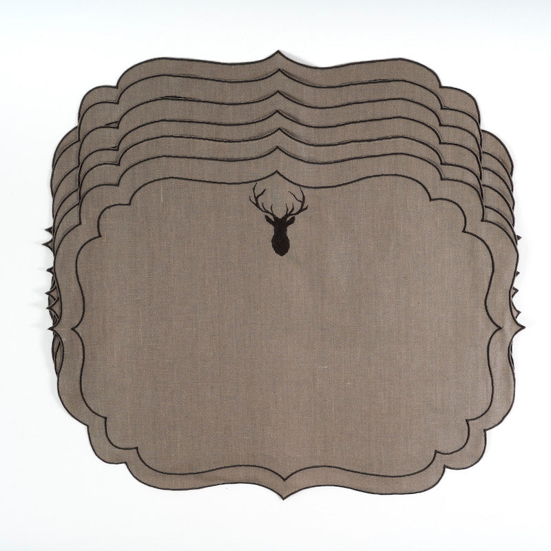 SET 6 TOVAGLIETTE "ALCE"