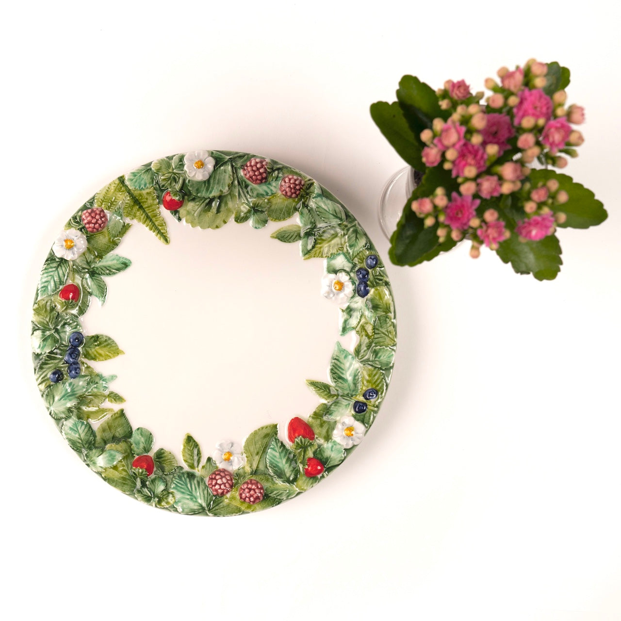 SET 6 PIATTI PIANI "FRUTTI DI BOSCO"