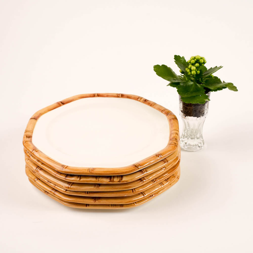 set piatto piano bamboo