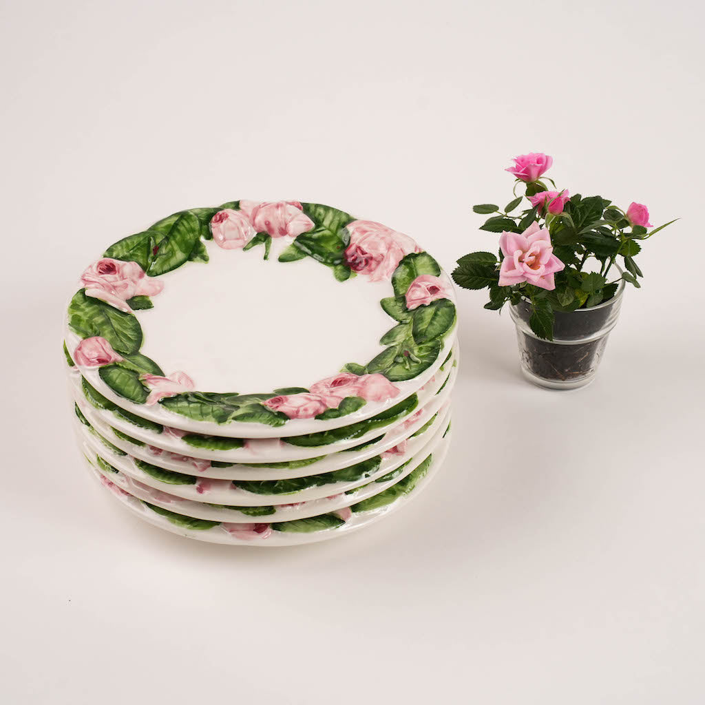 set piatti antipasto rose