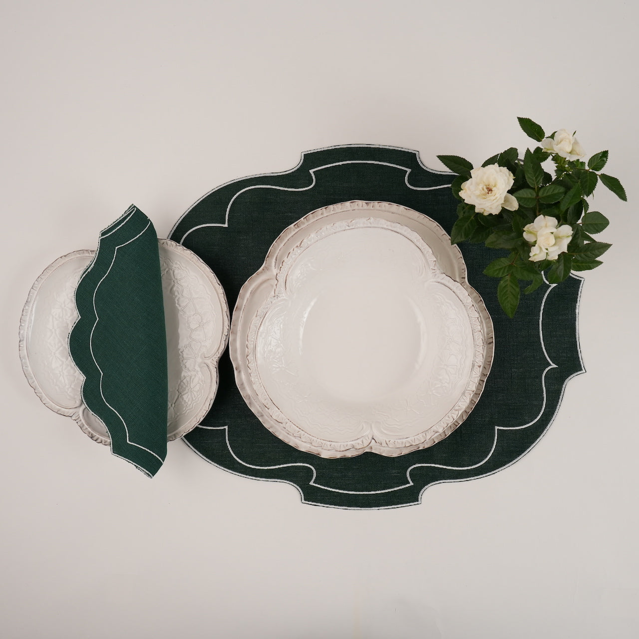 SET 6 PIATTI FONDINA "ROUGE"