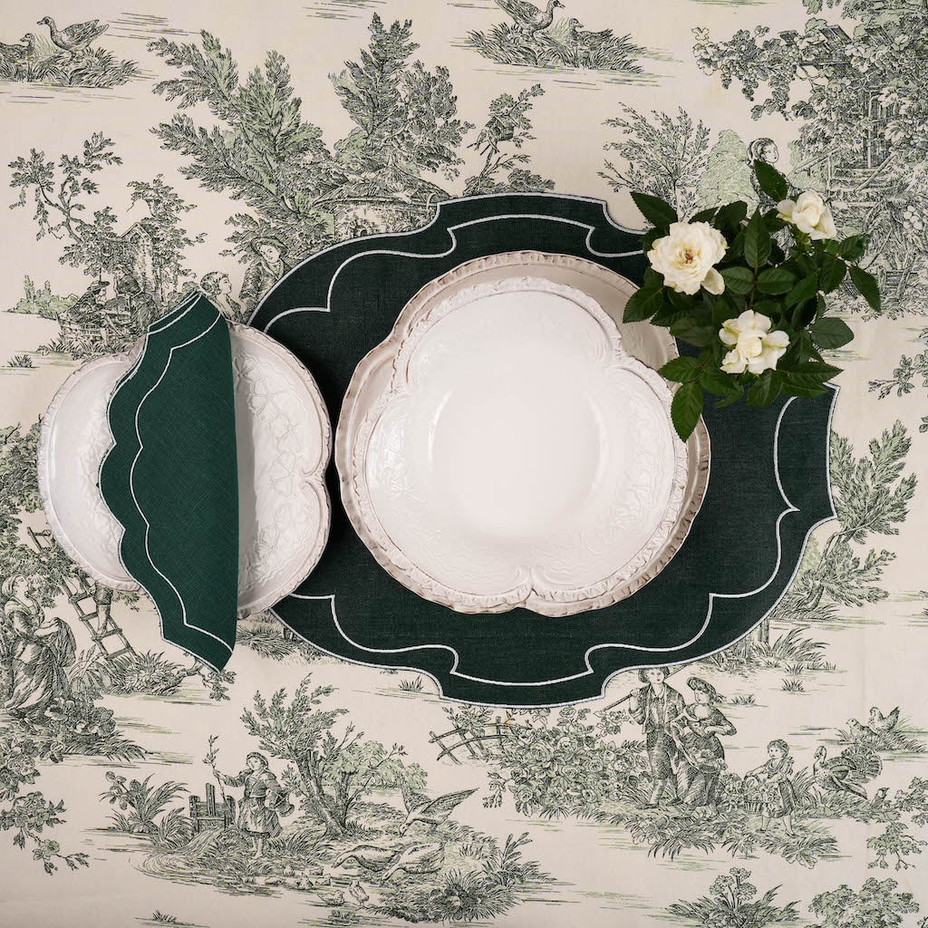 SET 6 PIATTI FONDINA "ROUGE"